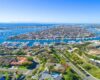 Aerial view of Orange County with luxury homes - top Iranian real estate agent in Orange County